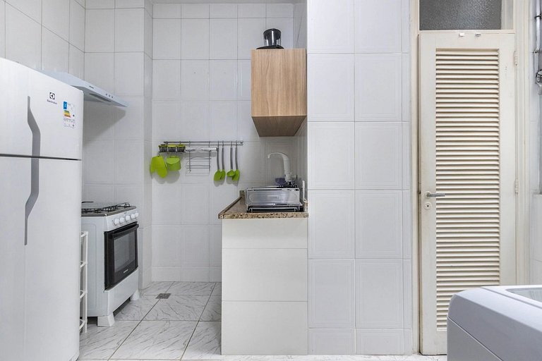 Charmoso apartamento para família perto da praia