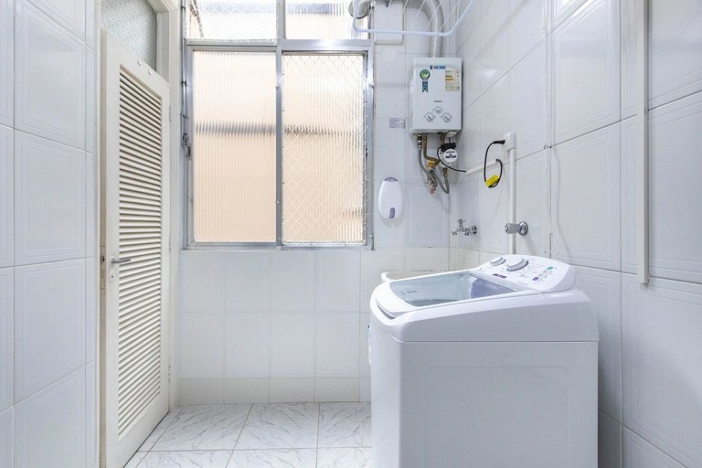 Charmoso apartamento para família perto da praia