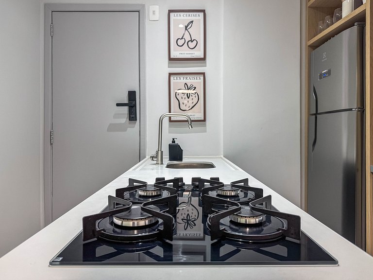 Studio de Luxo a 1 Quadra da Praia de Copacabana