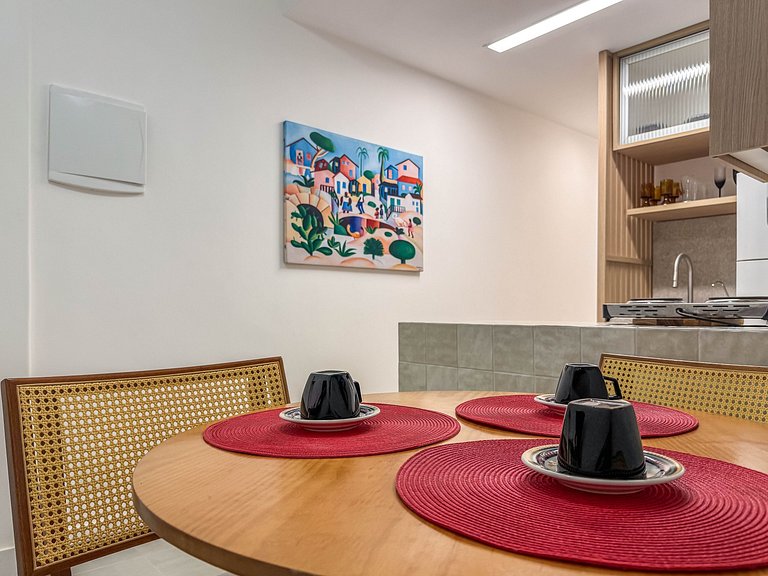 Charmoso Studio a 1 quadra da praia de Copacabana