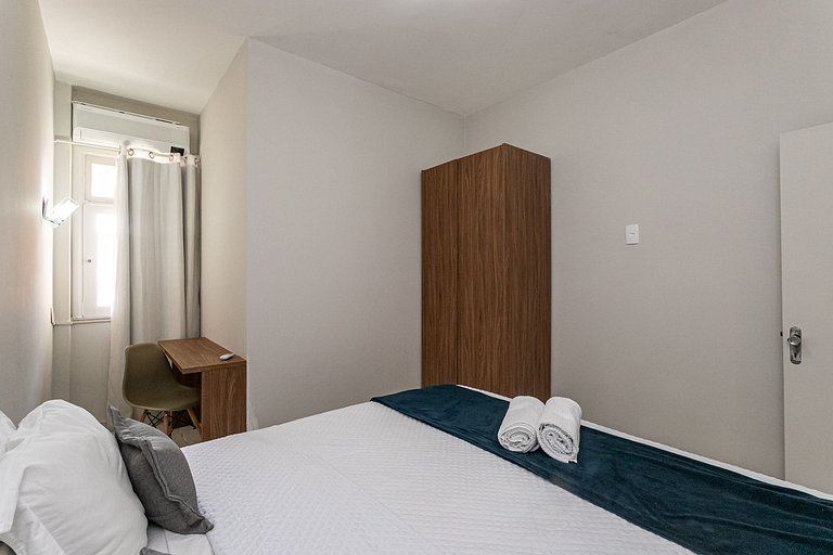 Charmoso apartamento para família perto da praia