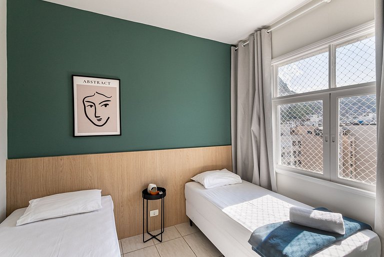 Charmoso apartamento para família perto da praia